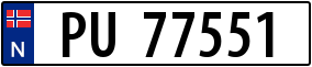 Truck License Plate